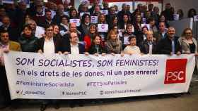 Los socialistas catalanes, con Miquel Iceta al frente, conmemoran este domingo el Día Internacional de la Eliminación de la Violencia Contra la Mujer