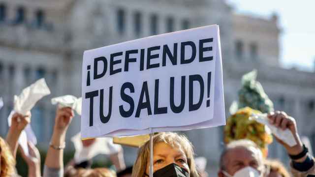 Manifestación contra la sanidad pública en Madrid / EUROPA PRESS