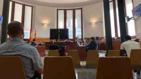 Los acusados de una violación grupal en Pineda en la Audiencia de Barcelona / EUROPAPRESS