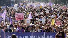 Manifestación en Madrid contra la violencia de género /EFE