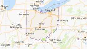 Situación de la localidad de Columbus en el mapa del estado de Ohio (Estados Unidos), donde ha ocurrido en tiroteo / CG