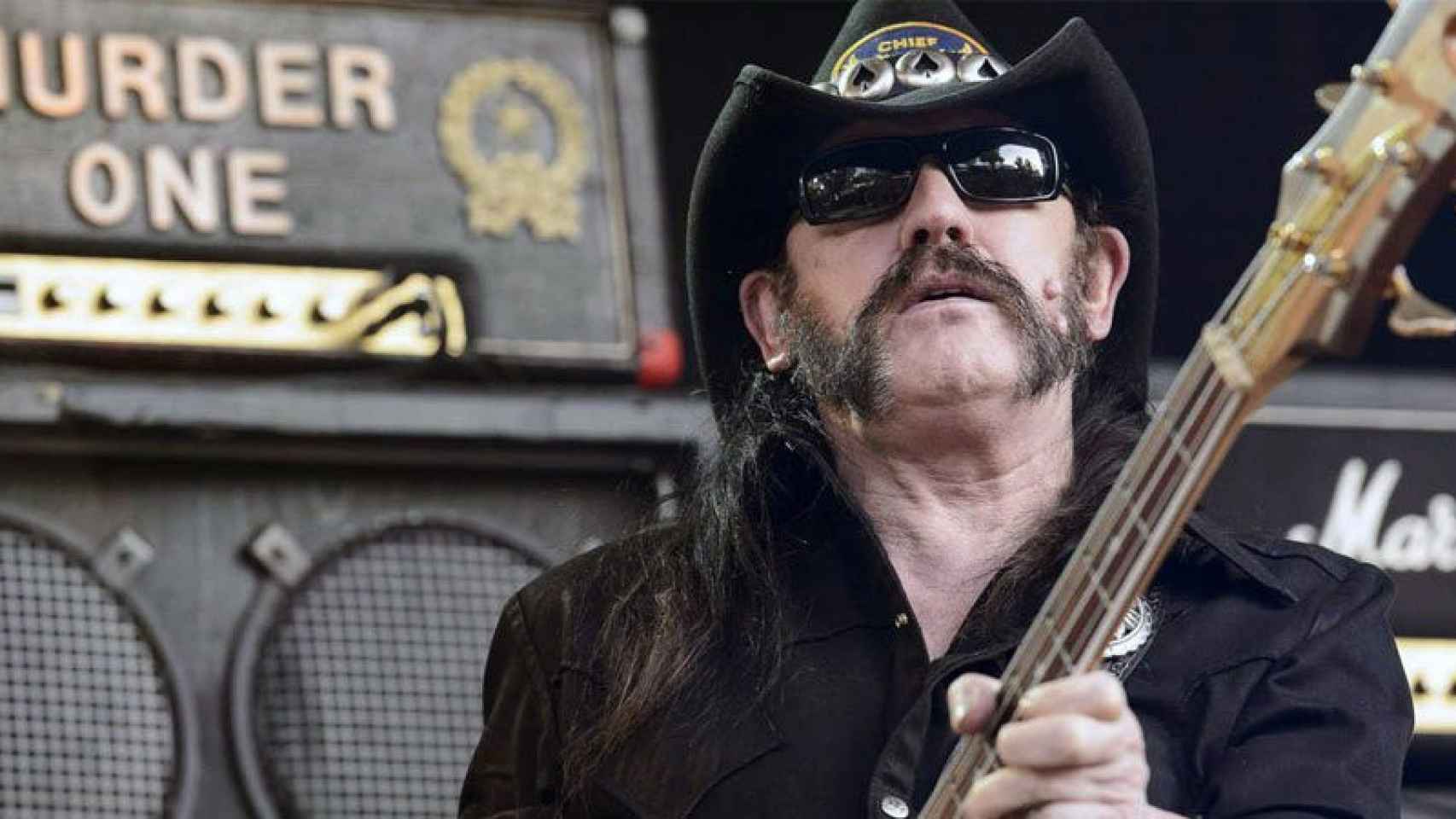 Lemmy Kilmister, 'Lemmy', durante un concierto.