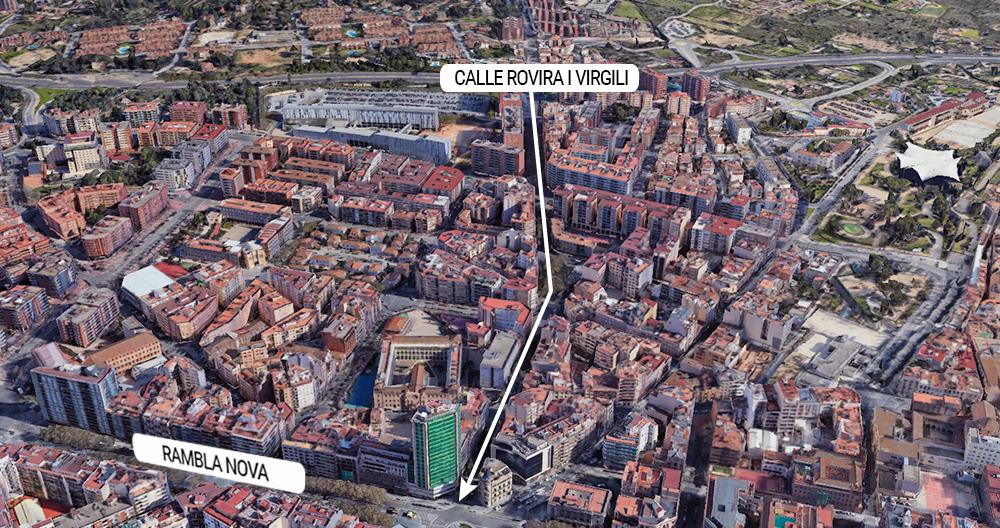 Calle Rovira i Virgili, Tarragona / GOOGLE EARTH - CG