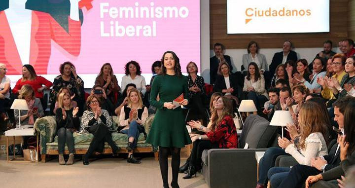 Inés Arrimadas presenta su propuesta de feminismo liberal / CG