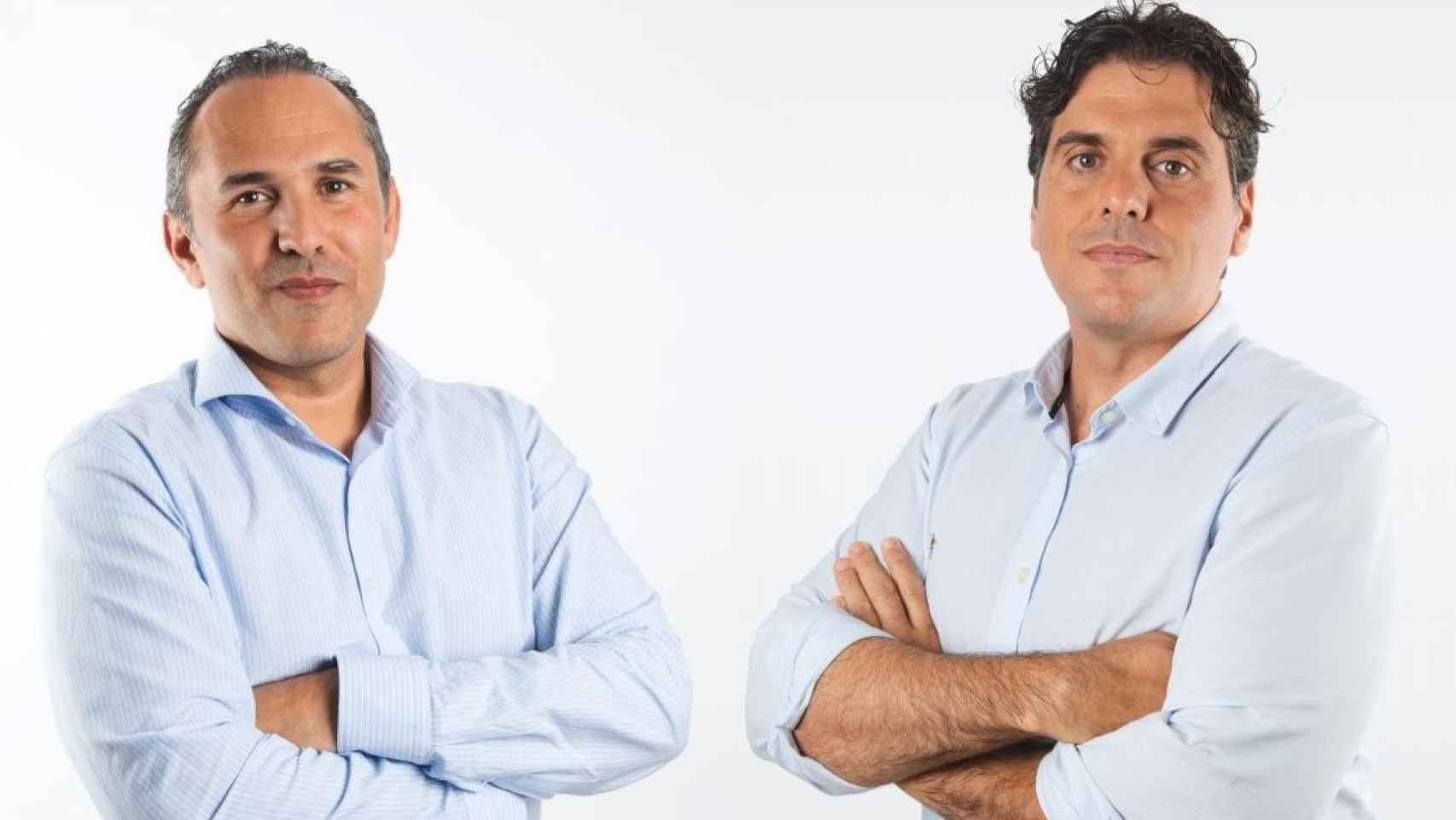 Óscar Gómez y Roger Fernández, directivos de Solarprofit / EP