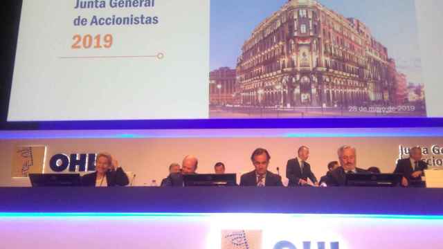 El consejo de administración de OHL en la junta de accionistas de la compañía / EP