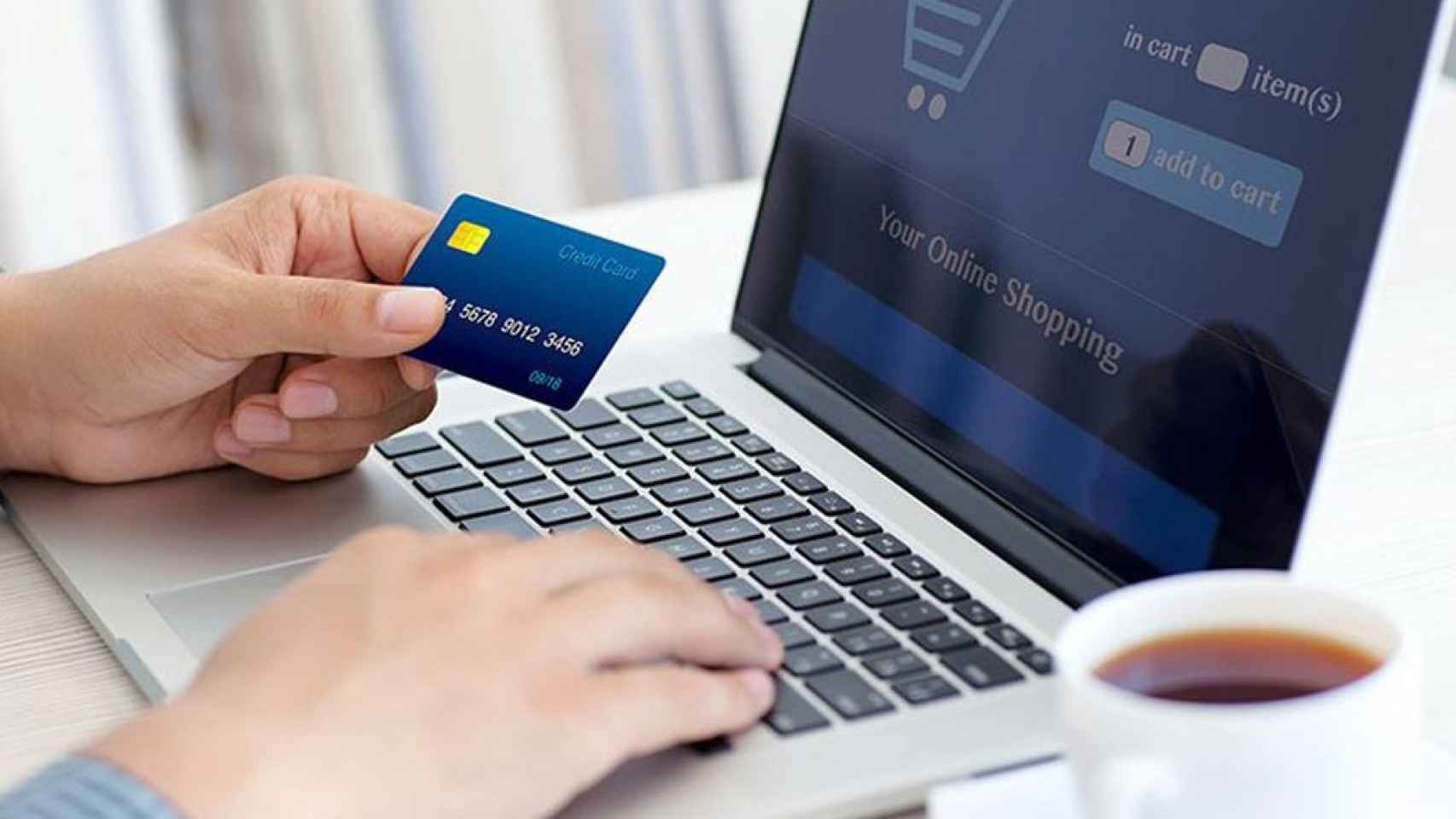 Un internauta realiza una compra 'online' en su ordenador