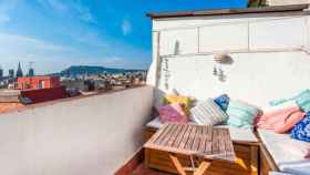 Imagen de la terraza de un apartamento de Airbnb en Barcelona / CG