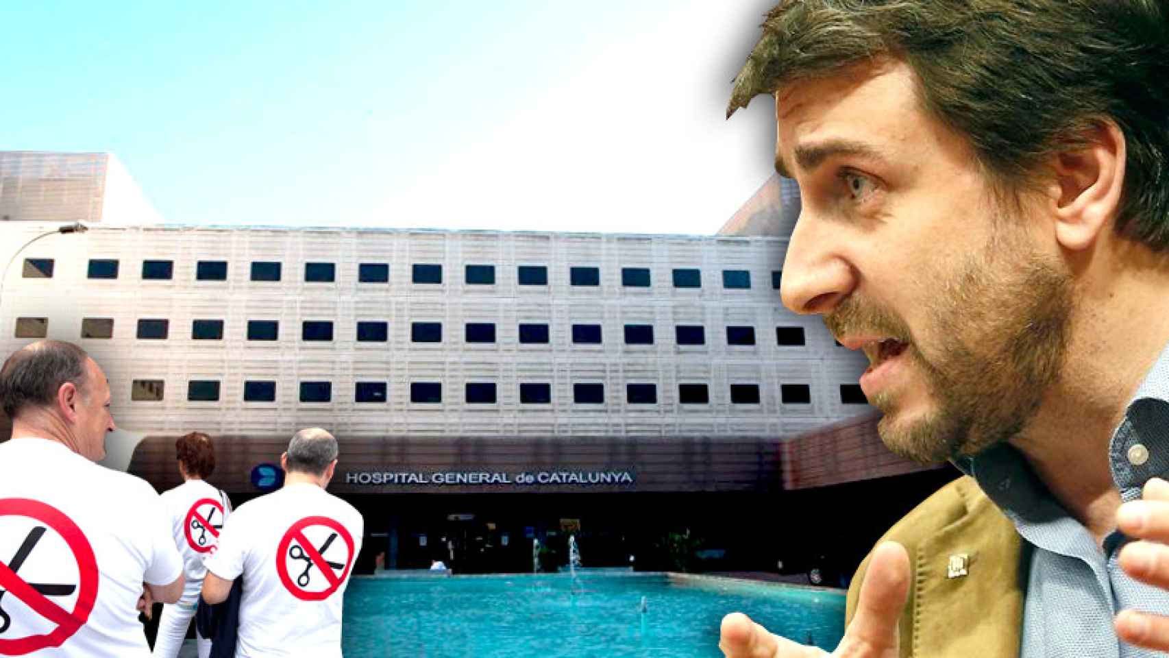 Hospital General de Cataluña y la Clínica del Vallés anuncian recortes de personal.