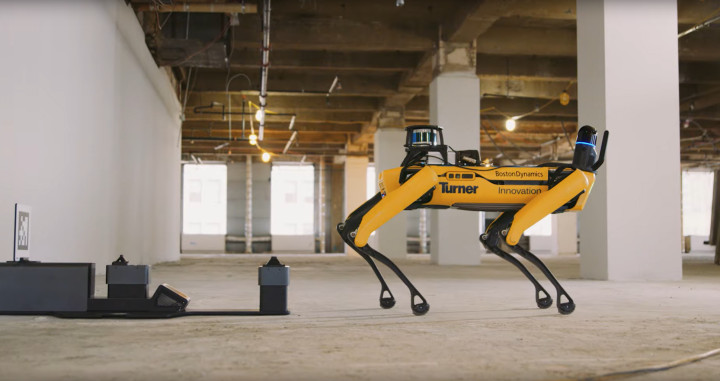 Spot es un robot de movilidad avanzada que facilita el proceso constructivo / TURNER