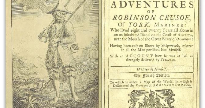 Edición de 'Robinson Crusoe' (1719)
