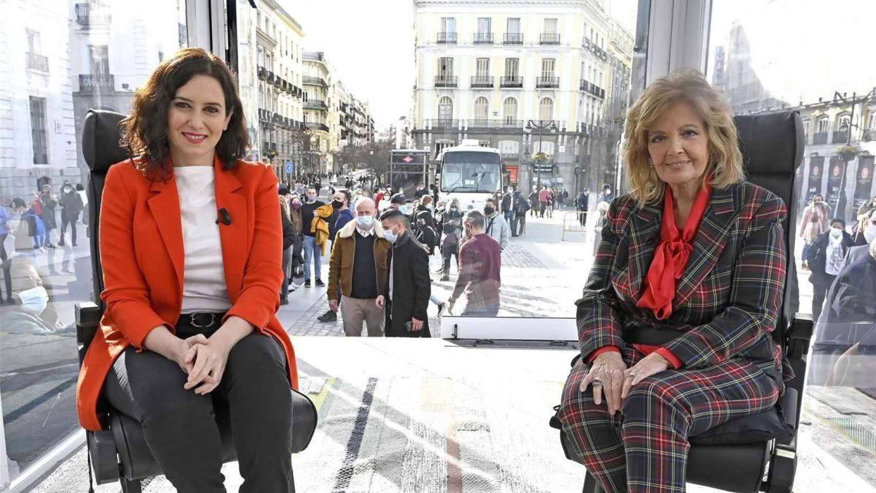Isabel Díaz Ayuso y María Teresa Campos / MEDIASET