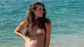 Ona Carbonell en la playa durante su embarazo / INSTAGRAM