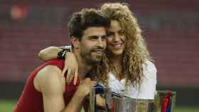 Shakira y Piqué celebran el nuevo triunfo del Barça / EFE