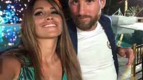 Una foto de Antonella y Messi en la boda de Cesc Fàbregas y Daniella Semaan