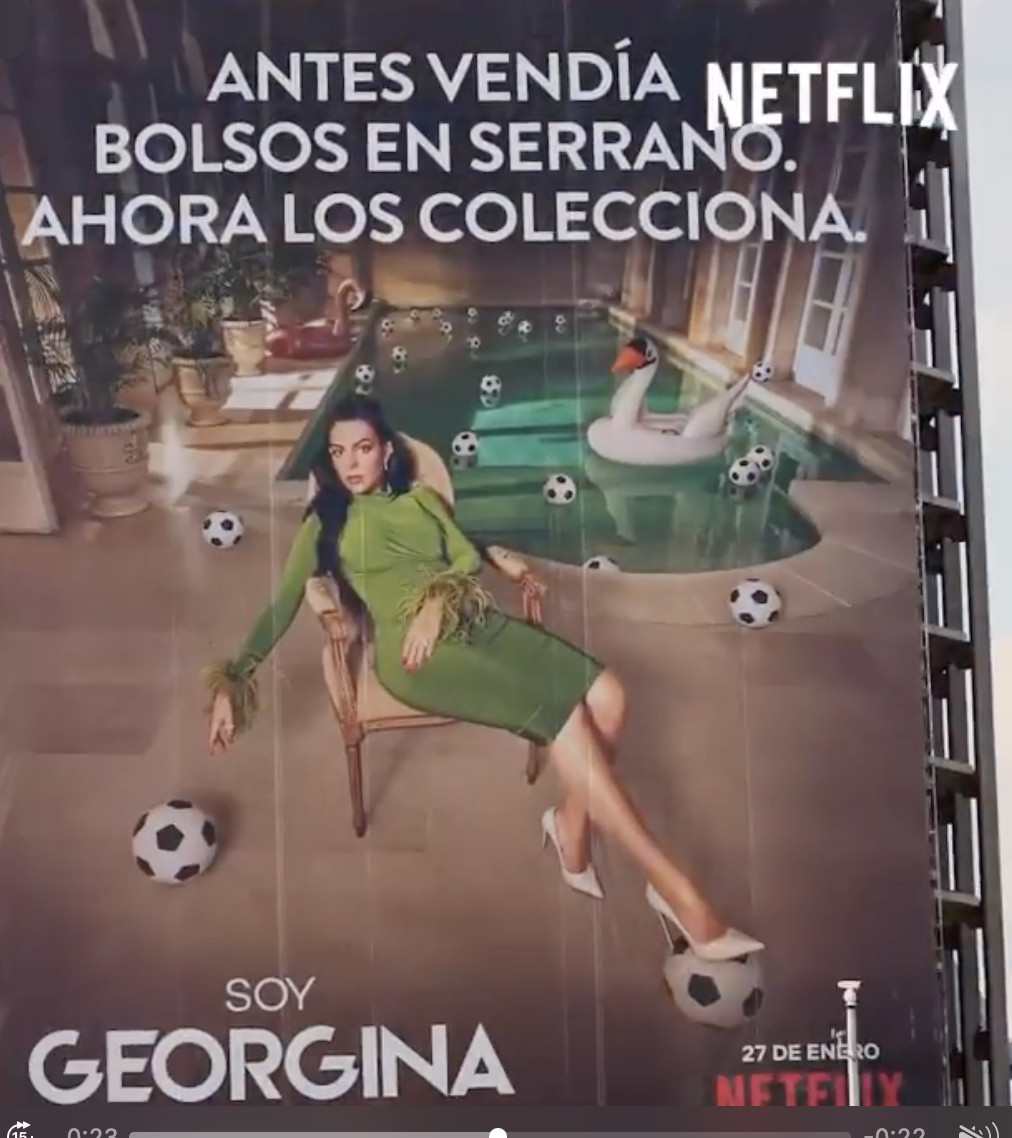 polémico anuncio de Georgina Rodríguez / REDES