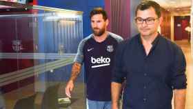 Ricard Pruna, con Leo Messi / REDES