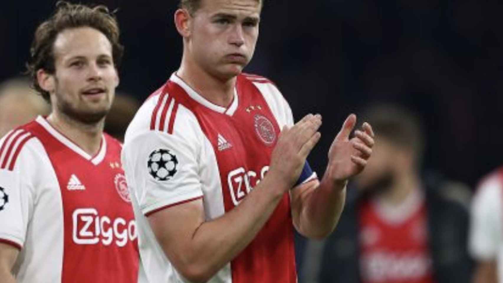 Una foto de Matthijs de Ligt durante un partido con el Ajax / Twitter