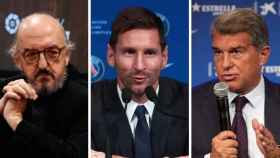 Roures, Messi y Laporta en un fotomontaje / Culemanía