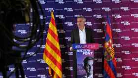 Víctor Font en un acto como candidato oficial al Barça / 'Sí al futur'