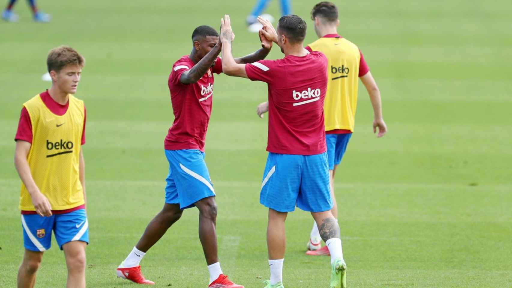 Entrenamiento del Barça del 11 de agosto de 2021, preparando el estreno liguero / FCB