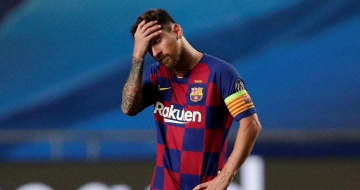 Leo Messi, frustrado en el Barça | EFE