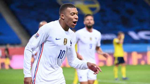 Kylian Mbappé celebrando un gol con la selección francesa / Redes