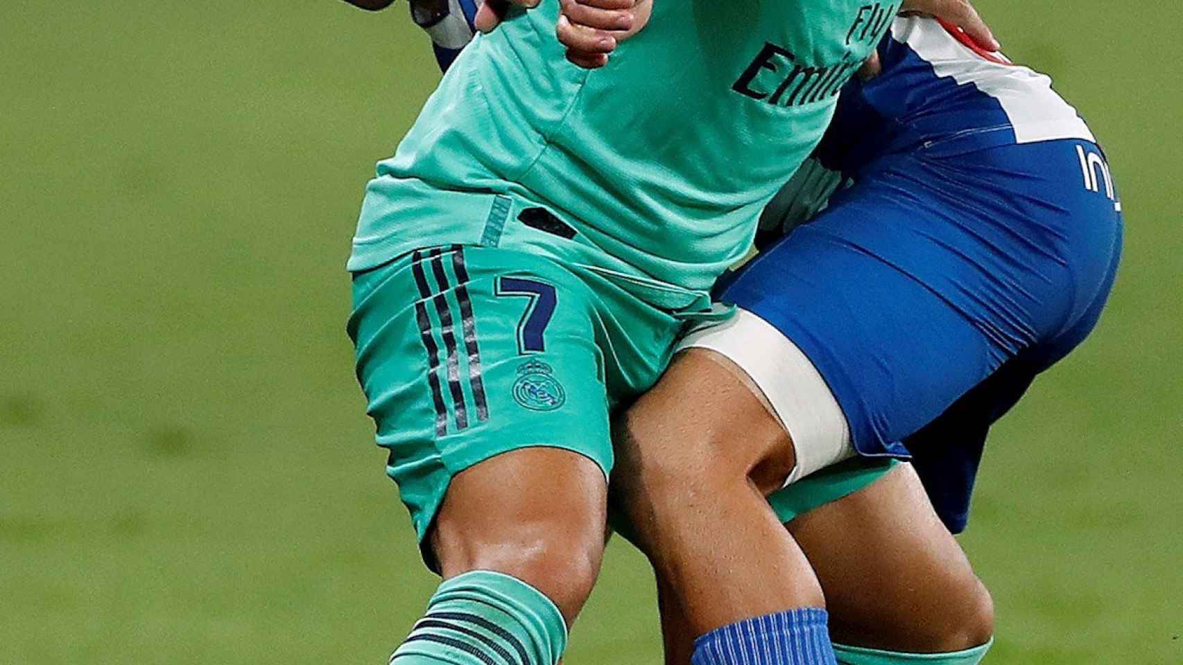 Eden Hazard contra el Espanyol / EFE