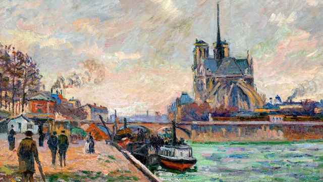 'El puente del Arzobispado y el ábside de Notre-Dame de París', de Armand Guillaumin, uno de los impresionistas