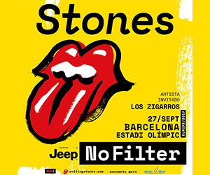 Cartel de la gira de los Rolling Stones