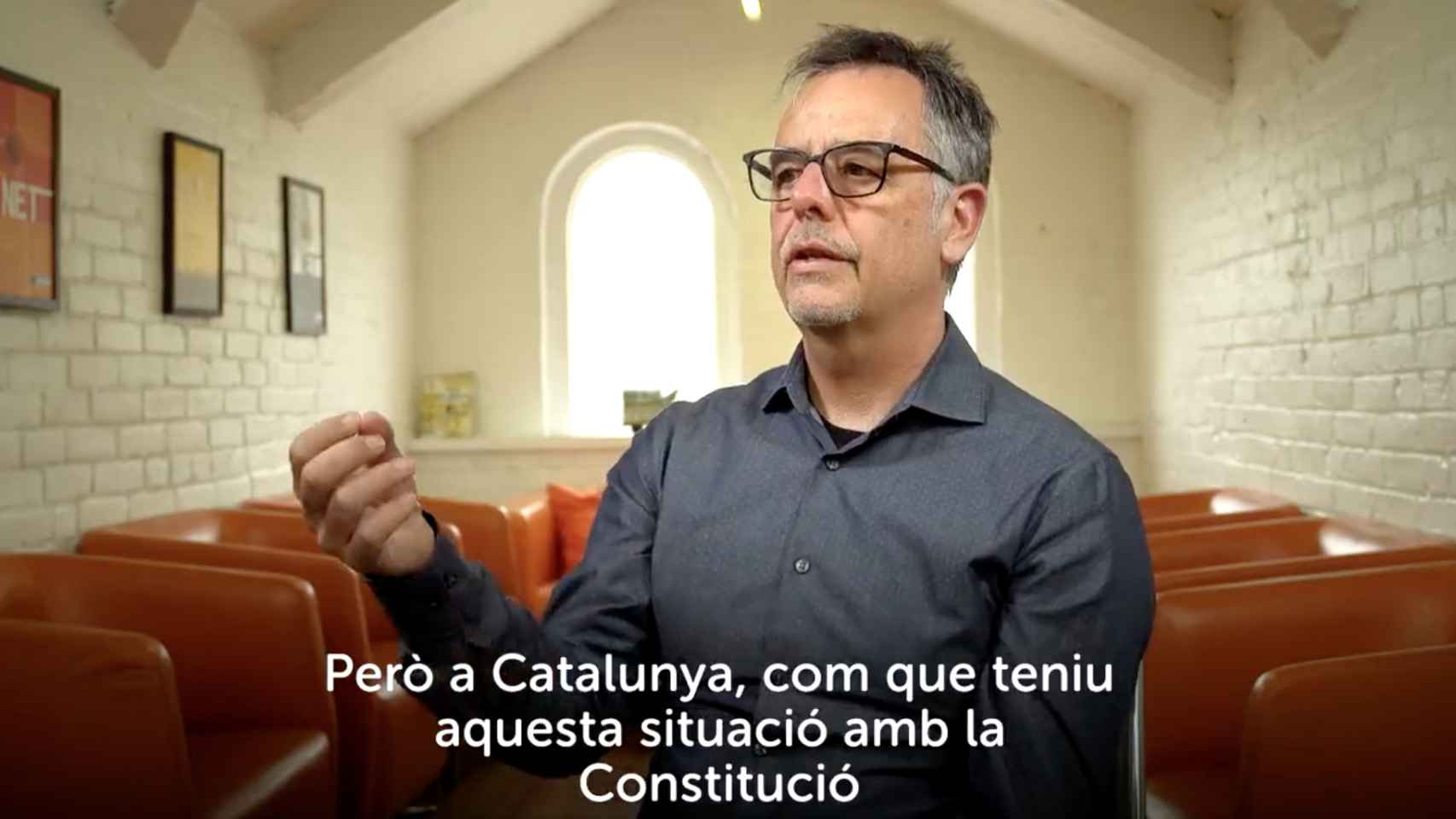 Ronald Deibert, en el documental de TV3 sobre el 'CatalanGate' / CCMA