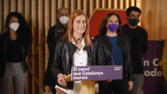 La candidata de los comuns a la Presidencia de la Generalitat, Jèssica Albiach, comparece para valorar los resultados del 14F / EUROPA PRESS