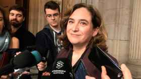 Ada Colau, alcaldesa de Barcelona, en una comparecencia anterior ante los medios / EP