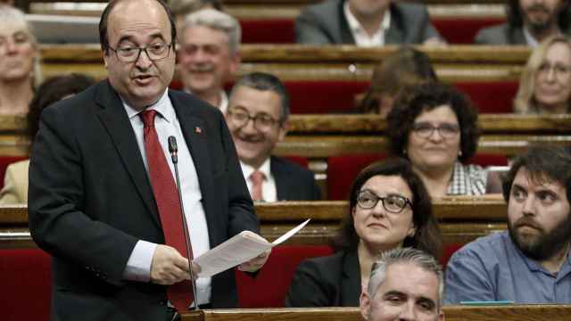 El primer secretario del PSC y candidato a ser presidente del Senado, Miquel Iceta / EFE