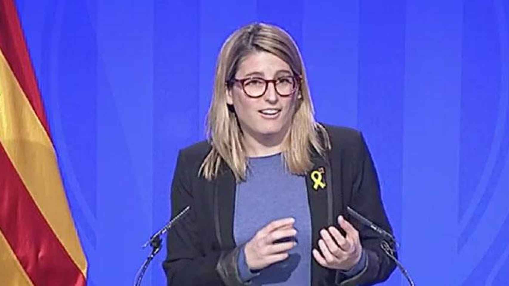 La portavoz de la Generalitat, Elsa Artadi, critica las elecciones / EUROPA PRESS