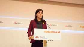 La diputada de ERC Maria Vilalta, durante su rueda de prensa / @Esquerra_ERC