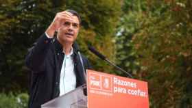 El presidente del Gobierno, Pedro Sánchez, en el acto de los socialistas en Asturias hoy / PSOE
