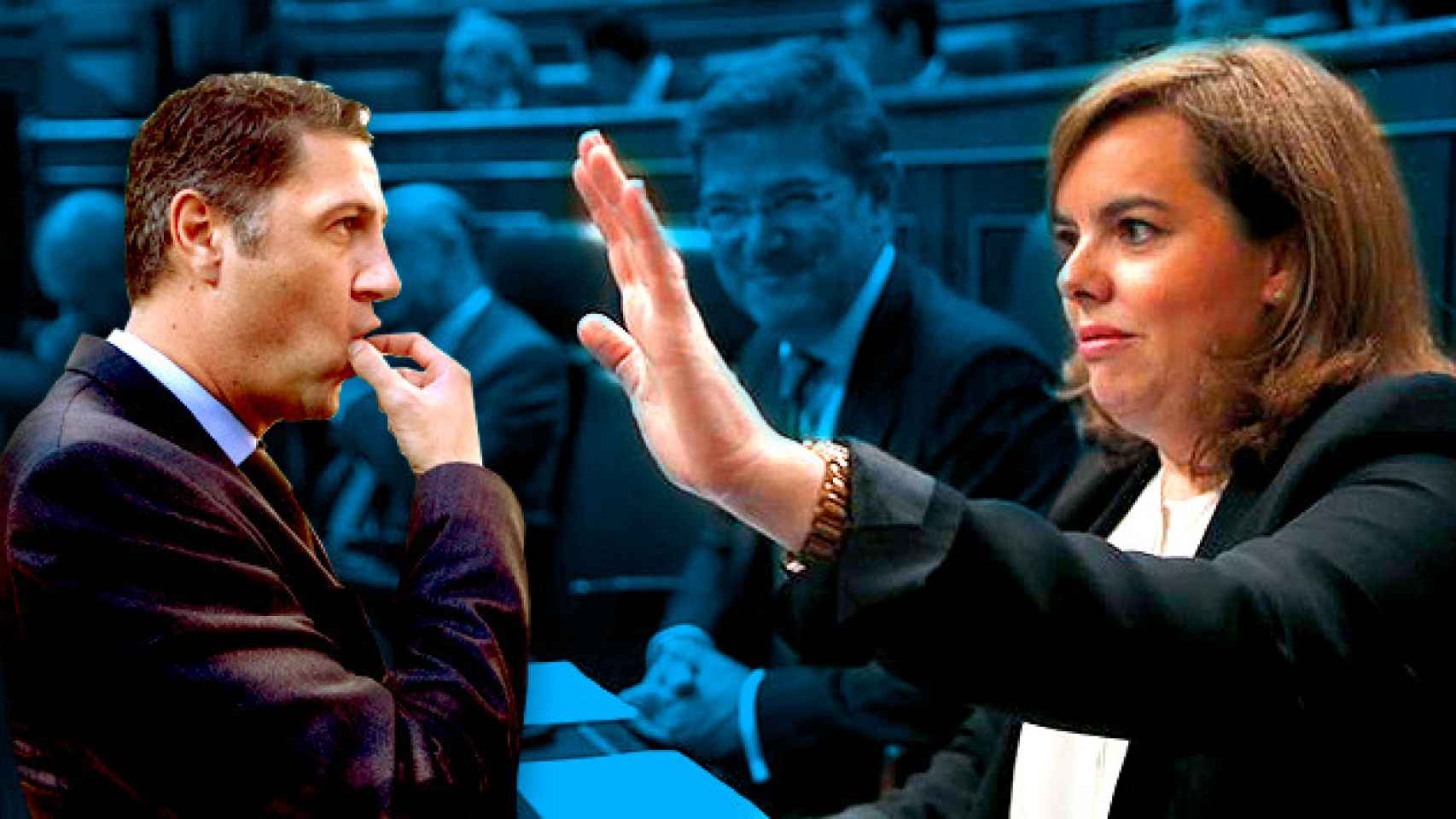 Soraya Sáenz de Santamaría pide tranquilidad al PP catalán de Xavier García Albiol / CG