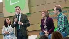 El presidente del Gobierno, Mariano Rajoy, en la Convención Nacional del PP