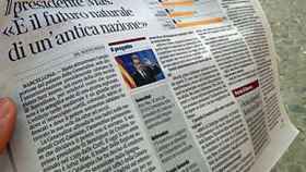 Entrevista a Artur Mas en el 'Corriere della Sera'