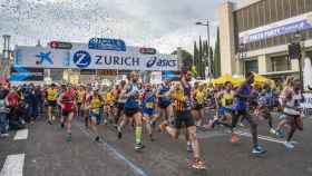 Salida del Maratón de Barcelona en 2018 / ZURICH MARATÓ DE BCN
