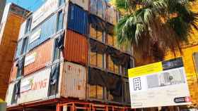 El nuevo proyecto Aprop de casas-contenedor marítimo en Barcelona / CG