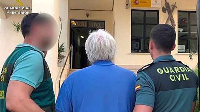 Jan Fasen en el momento de la detención / GUARDIA CIVIL