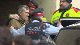 Jordi Magentí, el acusado del crimen de Susqueda, durante su detención