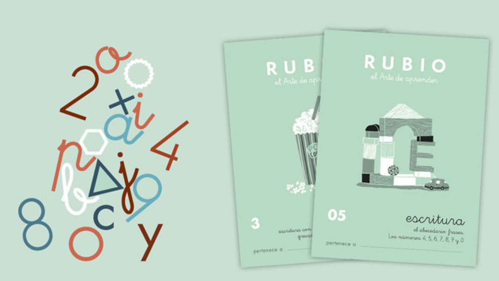 Ejemplares de varios cuadernos Rubio / RUBIO