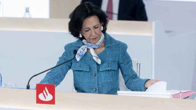 La presidenta de Santander, Ana Botín, durante la junta de accionistas / EP
