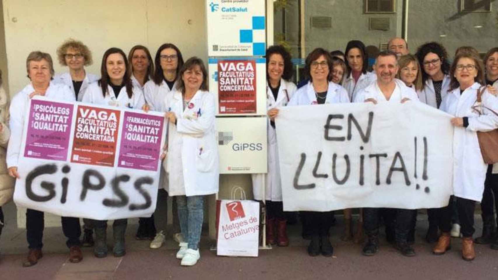 Protesta de médicos de la sanidad concertada en Cataluña / 'METGES DE CATALUNYA'