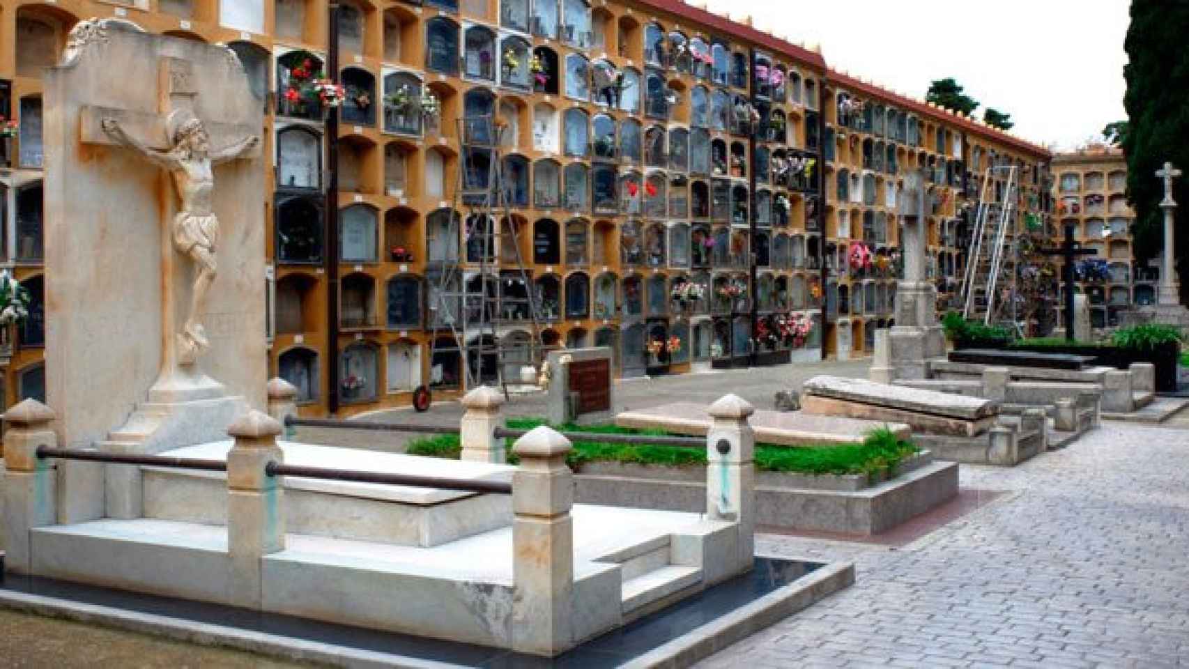 Cementerio de Les Corts, uno de los nueve que hay en Barcelona / CG