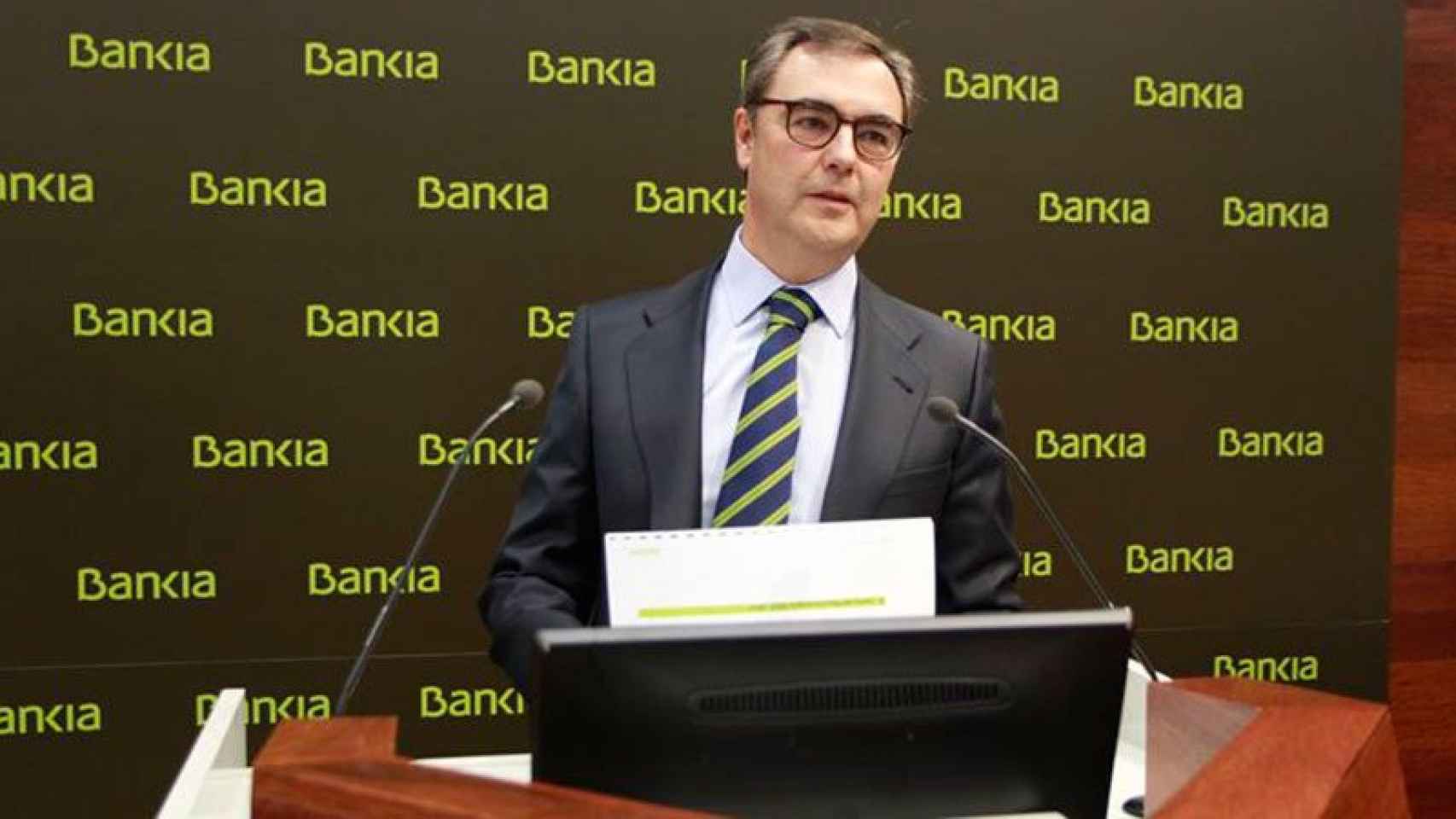 José Sevilla, consejero delegado de Bankia, esta mañana.