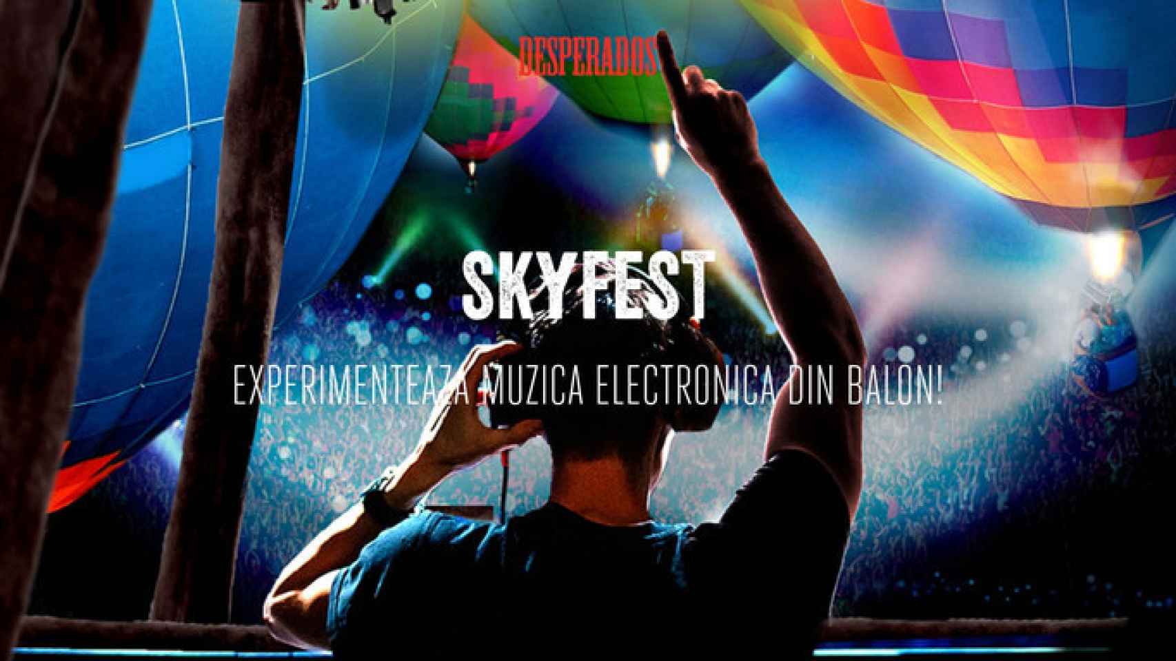 Publicidad de una edición del Desperados Skyfest